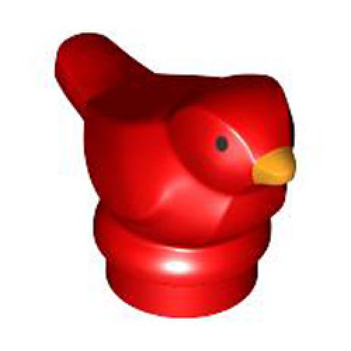 Bird Number 20 Bright Red