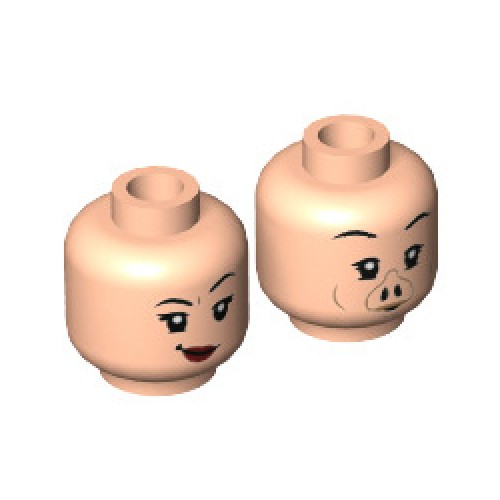 Mini Head Number 3777 Light Nougat