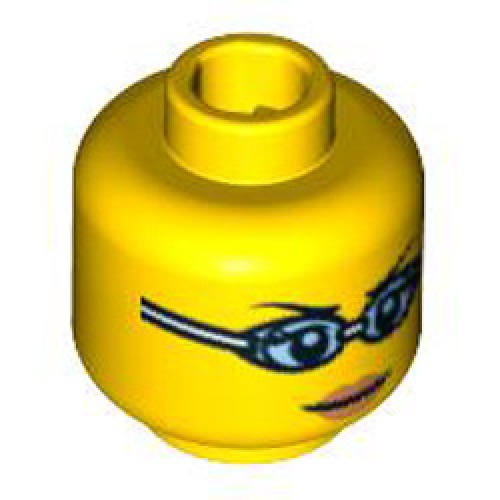 Swimming Champion Head Bright Yellow