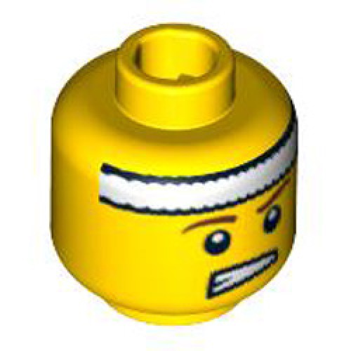 Tennis Ace Head Bright Yellow