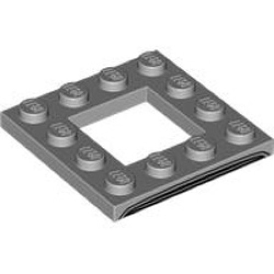 Frame Plate 4x4 Number 1 Medium Stone Grey Frame Plate 4x4 Number 1 Medium Stone Grey