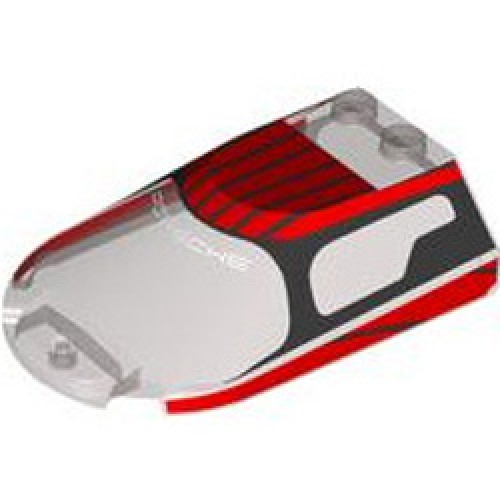 Windscreen 4 x 6 x 1.3 Curved with Porsche Transparent Brown