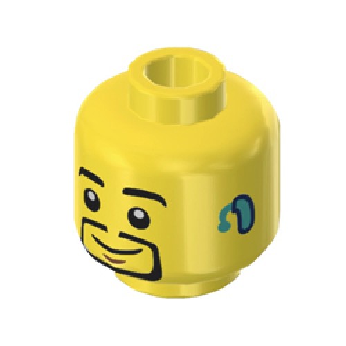 Mini Head Number 3921 Bright Yellow
