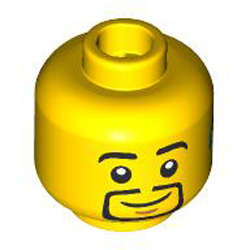 Mini Head Number 3921 Bright Yellow