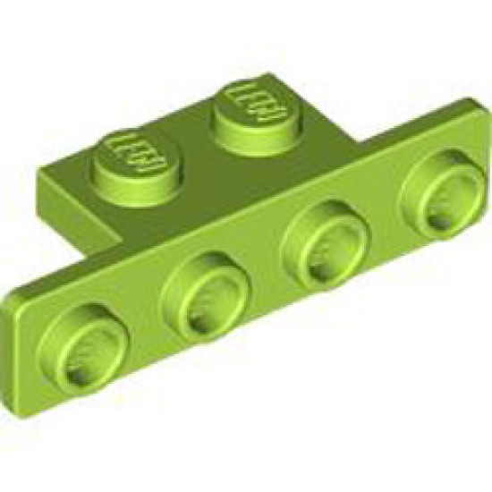 Angle Plate 1x2 / 1x4 All Round Corners Bright Yellowish Green