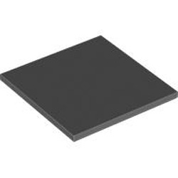 Flat Tile 6x6 Dark Stone Grey