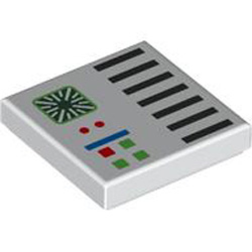 Flat Tile 2x2 Number 666 White Flat Tile 2x2 Number 666 White