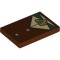 Flat Tile 2x3 Number 104 Reddish Brown