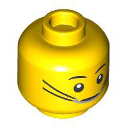 Mini Head Number 4024 Bright Yellow