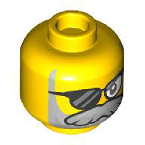 Mini Head Number 4089 Bright Yellow Mini Head Number 4089 Bright Yellow