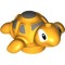 Turtle with 1.5 Hole Number 15 Flame Yellowish Orange