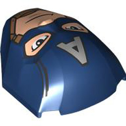 Design Element 4x5x1 2/3 Number 9 Earth Blue