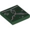 Flat Tile 2x2 Number 693 Earth Green