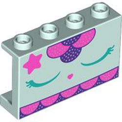 Wall Element 1x4x2 Number 12 Aqua