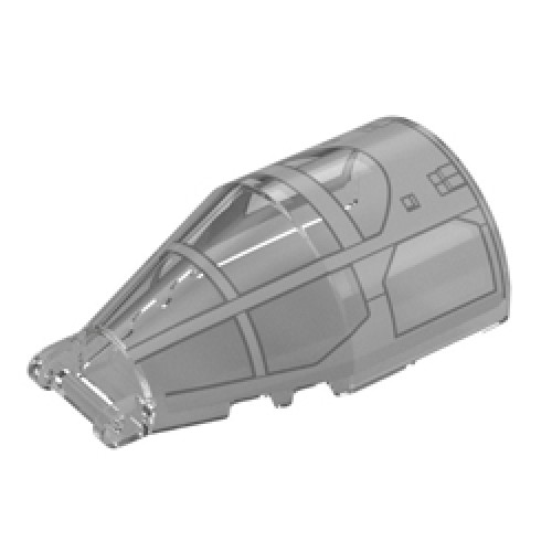 Cockpit 4x6x2 with Front Shaft Number 3 Transparent