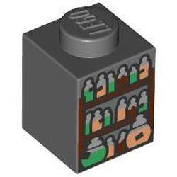 Brick 1x1 Number 37 Dark Stone Grey Brick 1x1 Number 37 Dark Stone Grey
