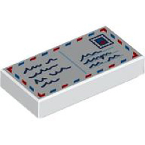 Flat Tile 1x2 Number 417 White Flat Tile 1x2 Number 417 White
