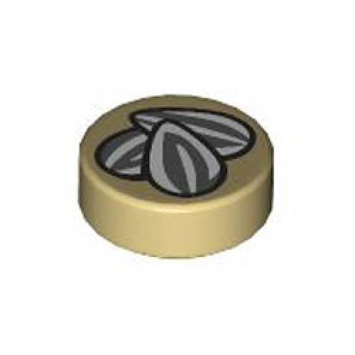 Flat Tile 1X1 Round Number 278 Brick Yellow