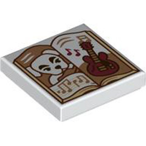 Flat Tile 2x2 Number 707 White Flat Tile 2x2 Number 707 White