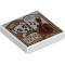 Flat Tile 2x2 Number 707 White