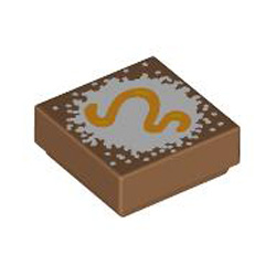 Flat Tile 1x1 Number 311 Medium Nougat Flat Tile 1x1 Number 311 Medium Nougat