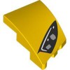 Brick 2x3 Outside Bow Left Number 8 Bright Yellow