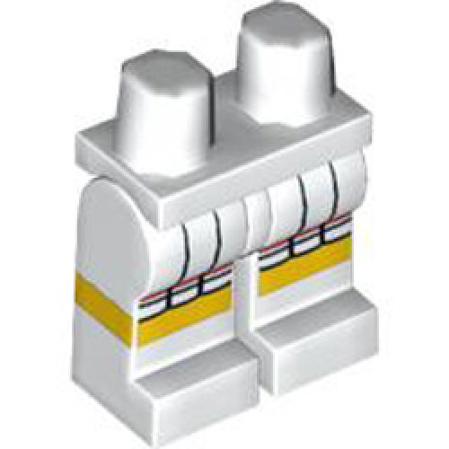 Cheerleader Legs with White Skirt White