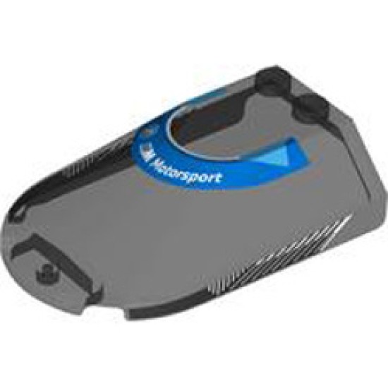 Windscreen 4x6x1 1/3 Number 8 Transparent Black