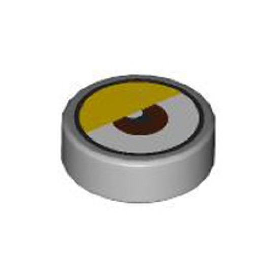 Flat Tile 1x1 Round Number 305 Medium Stone Grey Flat Tile 1x1 Round Number 305 Medium Stone Grey