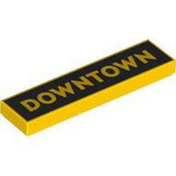 Flat Tile 1x4 Number 214 Bright Yellow Flat Tile 1x4 Number 214 Bright Yellow