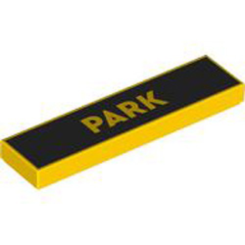 Flat Tile 1x4 Number 215 Bright Yellow