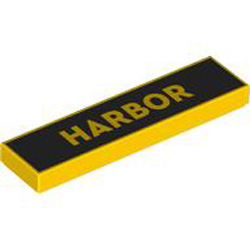Flat Tile 1x4 Number 216 Bright Yellow Flat Tile 1x4 Number 216 Bright Yellow