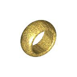 Ring Diameter 7.5 Number 1 Gold Ink