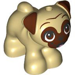 Dog with 1.5 Hole Number 30 Brick Yellow