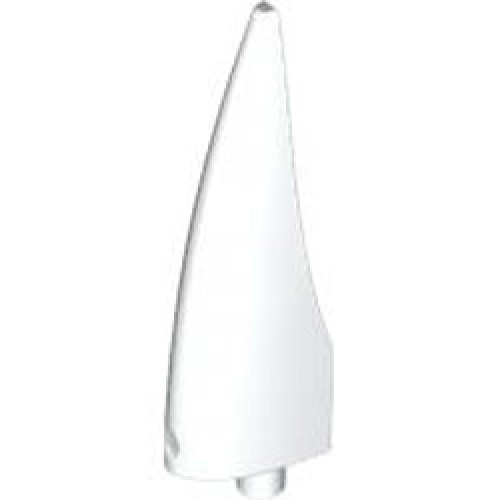 Claw 1x4x1 with Diameter 3.2 Shaft White