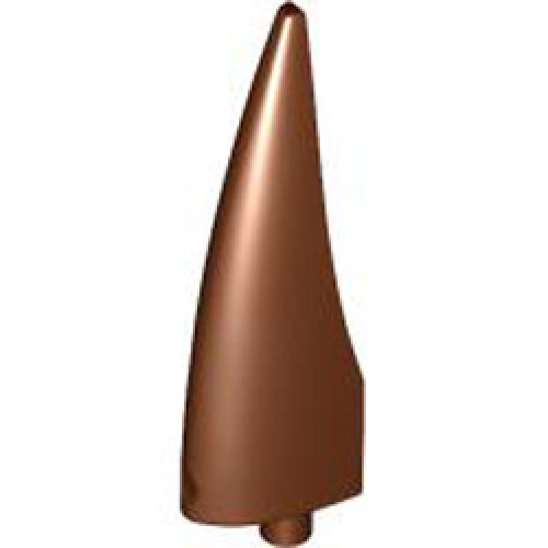 Claw 1x4x1 with Diameter 3.2 Shaft Reddish Brown