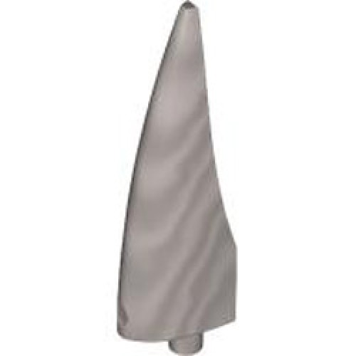 Claw 1x4x1 with Diameter 3.2 Shaft Silver Metallic