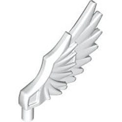 Wing with Shaft 4MM White