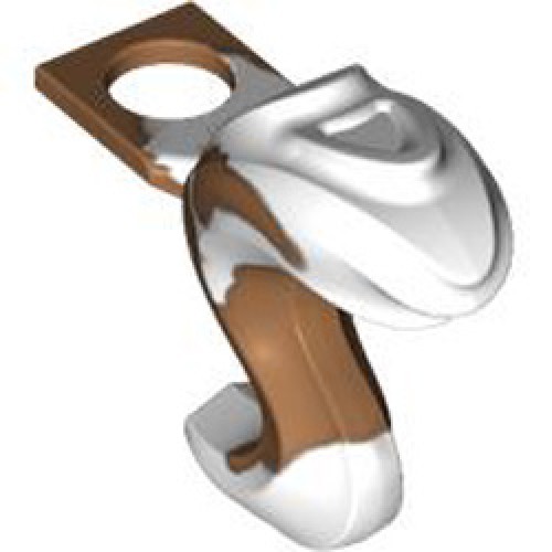 Tail with Mini Neck Hole Medium Nougat