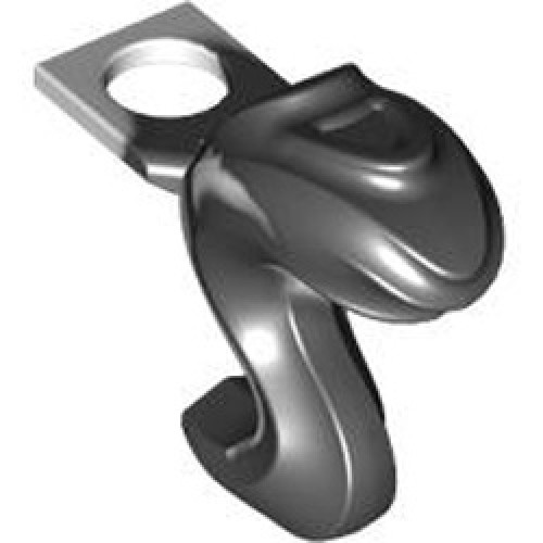 Tail with Mini Neck Hole Black