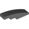 Brick with Bow Curve Slope 1x4 Dark Stone Grey