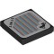 Flat Tile 2x2 with Sticker Number 285 Black