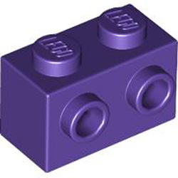 Brick 1x2 with 2 Knobs Medium Lilac
