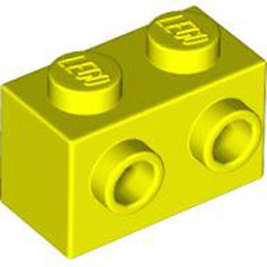 Brick 1x2 with 2 Knobs Vibrant Yellow