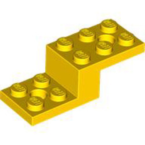 Stone 1x2x1 1/3 with 2 Plates 2x2 Bright Yellow