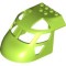 Helicopter Front 6x8x4 Bright Yellowish Green