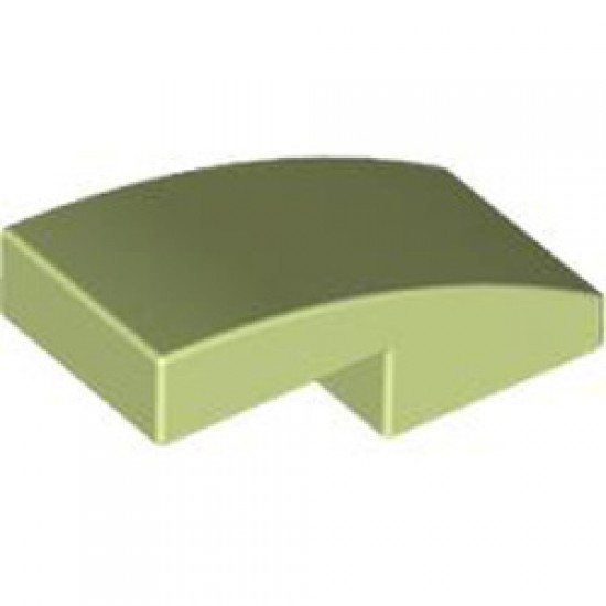 Plate with Bow 1x2x2/3 Spring Yellowish Green