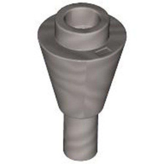 Cone 1x1 Inverted with Shaft Silver Metallic