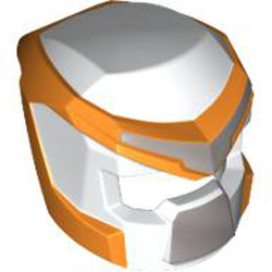 Mini Mech Helmet Number 1 White