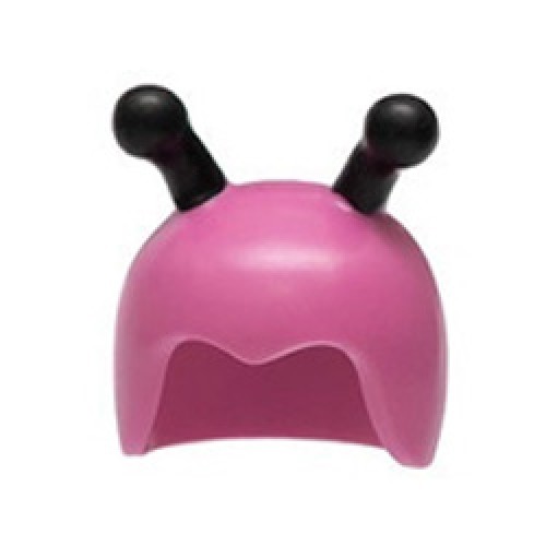 Insect Helmet with Antennae Bright Purple